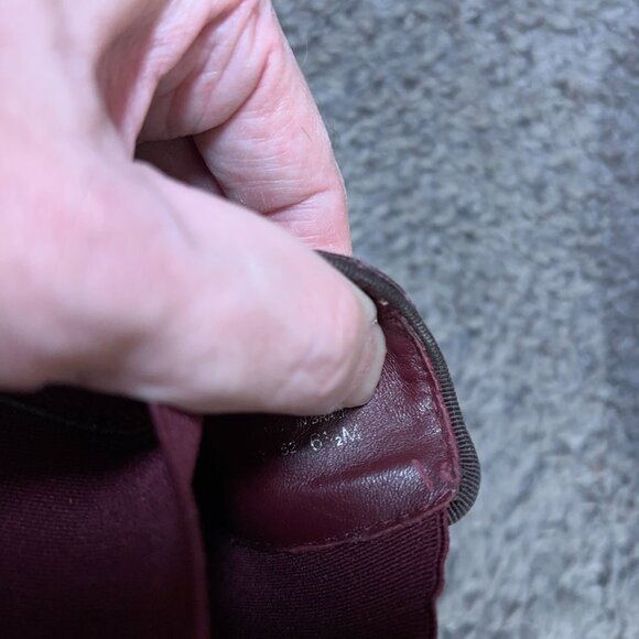 Tory Burch Fur Chelsea Boots Women Size 6.5 Leather Real Calf Hair Stiletto Heel - Picture 9 of 11